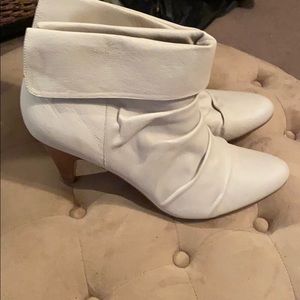 Cream booties